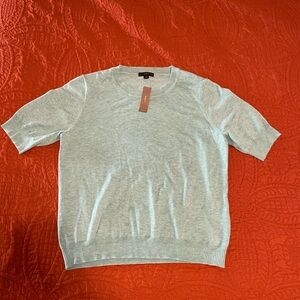 J. Crew Seafoam Green Crewneck Knit Top